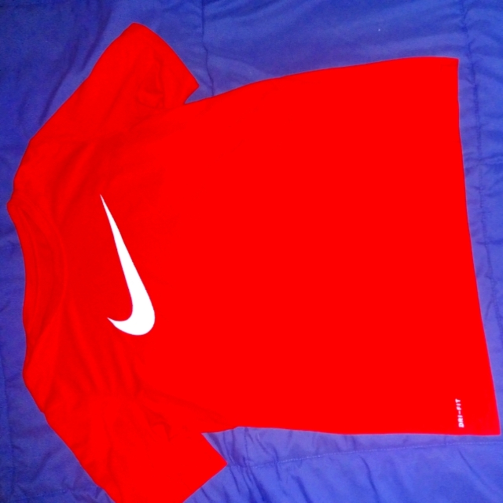 Red Nike t-shirt